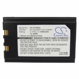 Batteri till skanner Xentissimo, Casio DT-950 3,7 V 3600 mAh